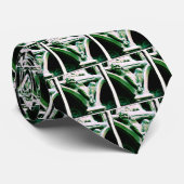 grüne Gargoyle-Krawatte Krawatte (Gerollt)