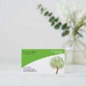 Grüne Gartengarten Pflege und Landschaft Visitenkarte (Stehend Vorderseite)