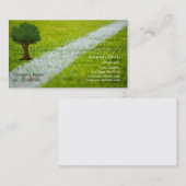 Grüne Gartengrüne Rasenpflege und Landschaftsbetri Visitenkarte (Vorne/Hinten)