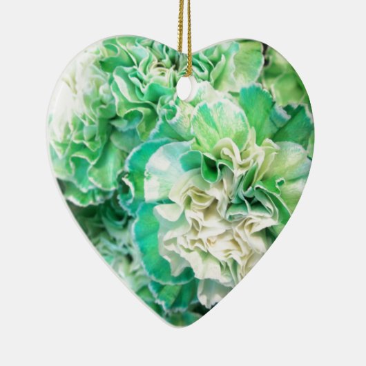 Grüne Gartennelke Keramikornament (Rechts)