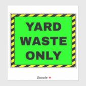 Grüne Gärtnerei Aufkleber (Blatt)