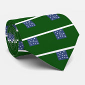 Grüne Gebirgsjungen-Flagge der Vermont-Republik Krawatte (Gerollt)