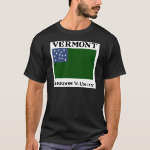 Grüne Gebirgsjungen-Flagge der Vermont-Republik T-Shirt