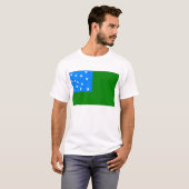 Grüne Gebirgsjungen-Flagge T-Shirt (Vorne ganz)