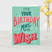 Grüne Geburtstagskarten Karte (Gelbe Blume)