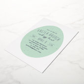 Grüne gefleckte Eierjagd Party Einladung (Gedreht)