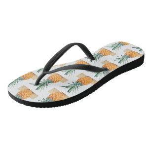 Grüne Gelbe Ananas Lecker Flip Flops Badesandalen