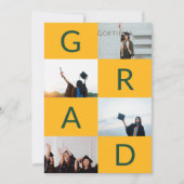 GRÜNE GELBE FARBBLÖCKE MULTI-Foto-GRAD Ankündigung (Vorderseite)