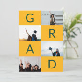 GRÜNE GELBE FARBBLÖCKE MULTI-Foto-GRAD Ankündigung (Stehend Vorderseite)