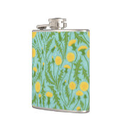 grüne, gelbe und blaue Lüster Flachmann (Links)