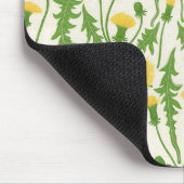 grüne, gelbe und weiße Lüster Mousepad (Ecke)