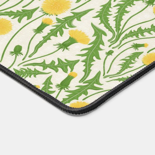 grüne, gelbe und weiße Lüster Schreibtischunterlage (Ecke)