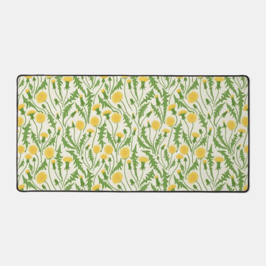 grüne, gelbe und weiße Lüster Schreibtischunterlage (Vorderseite)