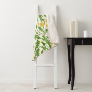 grüne, gelbe und weiße Lüster Sherpadecke