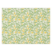 grüne, gelbe und weiße Lüster Tischdecke (Vorderseite (Horizontal))