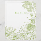 Grüne Gemüse, handgezogen, rezeptpflichtig (Vorne/Hinten)