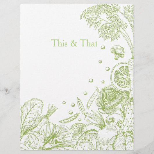 Grüne Gemüse, handgezogen, rezeptpflichtig (Rückseite)