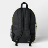 Grüne Gemüse Veggies Bedruckter Rucksack (Rückseite)