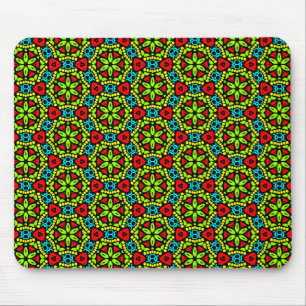 grüne geometrische Blume Mousepad