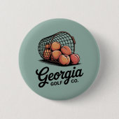 Grüne Georgia Golf Co Range Bucket Button (Vorderseite)