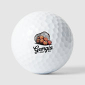 Grüne Georgia Golf Co Range Bucket  Golfball (Vorderseite)