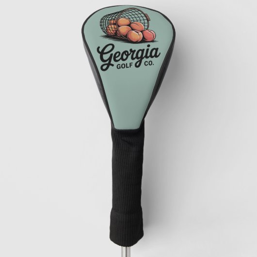 Grüne Georgia Golf Co Range Bucket Headcover (Vorderseite)