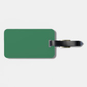 Grüne Gepäckmarken Hochzeitstabelle Plan/Gefallen Gepäckanhänger (Rückseite horizontal)