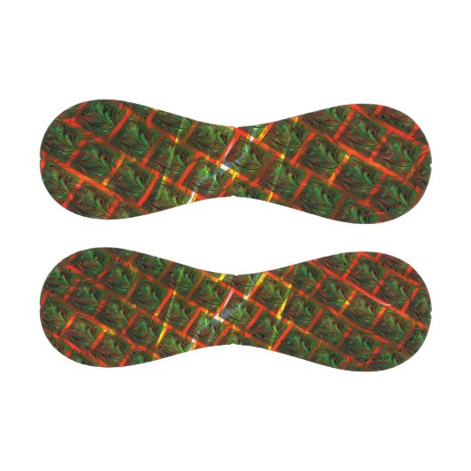 "Grüne gerahmte Augen", Kratzer oder rotes Gitter. Baseball (Paneele)