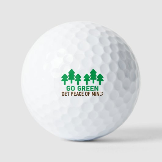 Grüne gerettet Umgebung Golfball (Vorderseite)