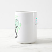Grüne Geschäftsmann-Marionette Kaffeetasse (Mittel)