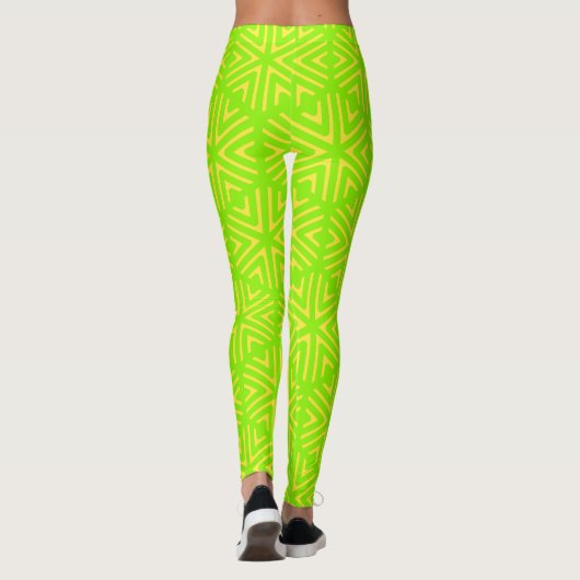 Grüne Gier Leggings (Rückseite)