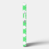 Grüne Gingham Case-Mate iPhone-Hülle iPhone Hülle (Rückseite / Links)