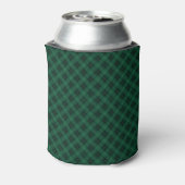 Grüne Gingham-Golf-Brautparty Dosenkühler (Kanne Rückseite)