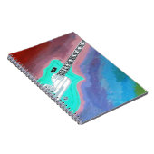 Grüne Gitarre Notizblock (Rechte Seite)