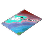 Grüne Gitarre Notizblock (Linke Seite)