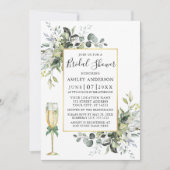 Grüne Glasvitrine Grüne Dusche Einladung (Vorderseite)