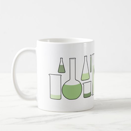 Grüne Glasware Kaffeetasse (Links)