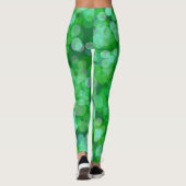 Grüne Gleitfarbe Leggings (Rückseite)