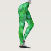 Grüne Gleitfarbe Leggings (Rechts)
