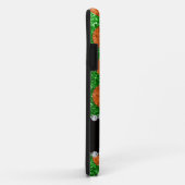 Grüne Glitzer-Körbchen mit personalisiertem Namen Case-Mate iPhone Hülle (Hinten/Rechts)