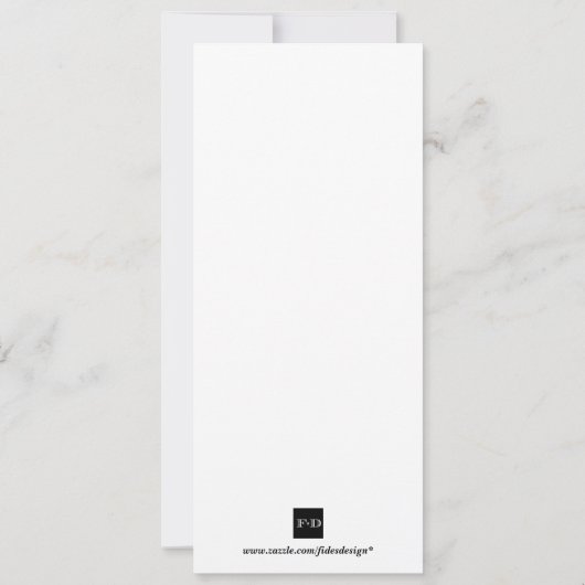 Grüne Glühenschwarzspinne Einladung (Rückseite)