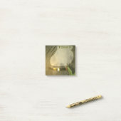 Grüne Goblin-Anmerkungen Post-it Klebezettel (Auf Schreibtisch)