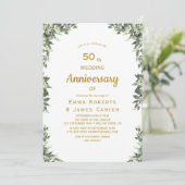 Grüne Gold 50 Jahre Einladung (Stehend Vorderseite)