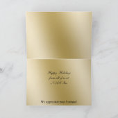 Grüne Gold Corporate Ferien Karten (Innenseite)