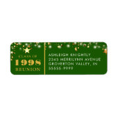 Grüne Gold Stars der Klasse Wiedersehen Year (Vorne)