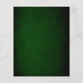 Grüne Goldbaumchen Weihnachts-Party Einladung (Rückseite)