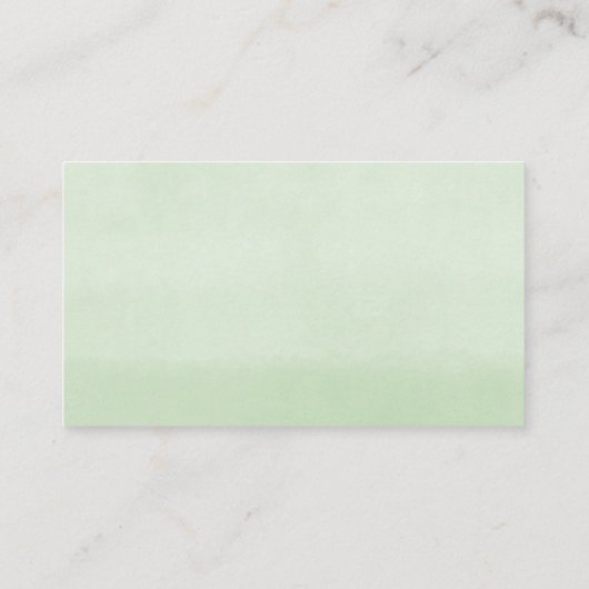 Grüne goldene Babydusche Windelkarten Begleitkarte (Rückseite)