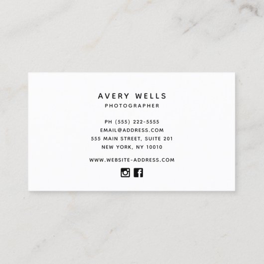 Grüne Goldgrenze Moderne Beruflich Visitenkarte (Rückseite)