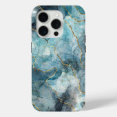 Grüne Goldmarbles Case-Mate iPhone Hülle (Rückseite)