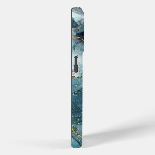 Grüne Goldmarbles Case-Mate iPhone Hülle (Rückseite / Rechts)